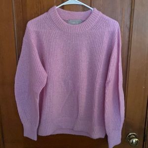 Pink Everlane Crewneck Sweater
